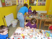 Malování na dřevěné magnetky